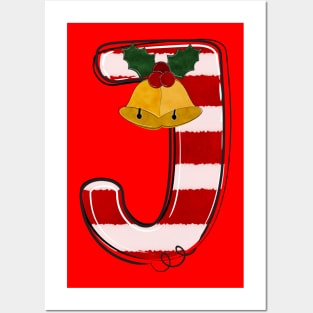 Letter J (Christmas Alphabet) Posters and Art